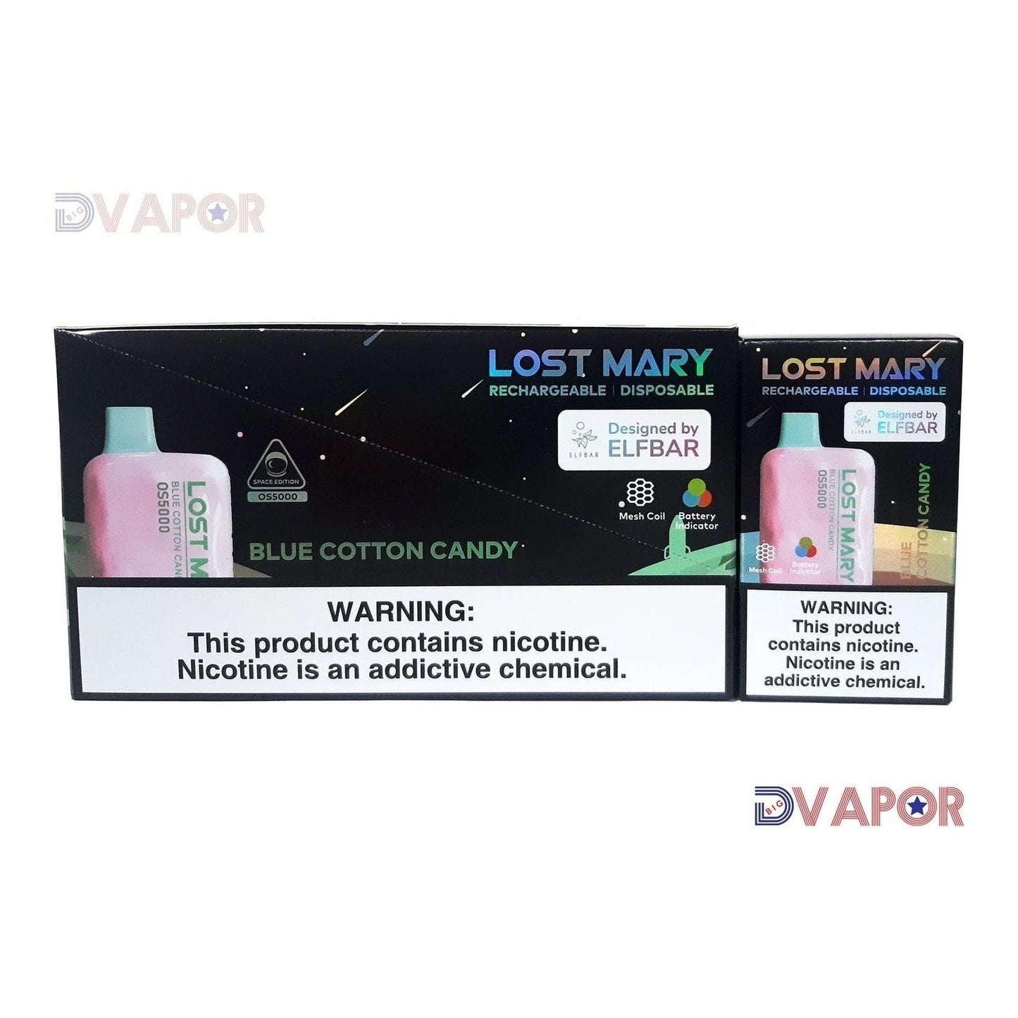 CLEARANCE (Non-Refundable) Lost Mary OS5000 by EBDESIGN Disposable | 5000 Puff Rechargeable | 5% Disposable Vape