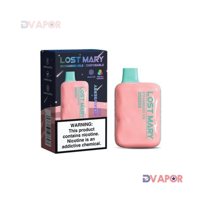 CLEARANCE (Non-Refundable) Lost Mary OS5000 by EBDESIGN Disposable | 5000 Puff Rechargeable | 5% Disposable Vape