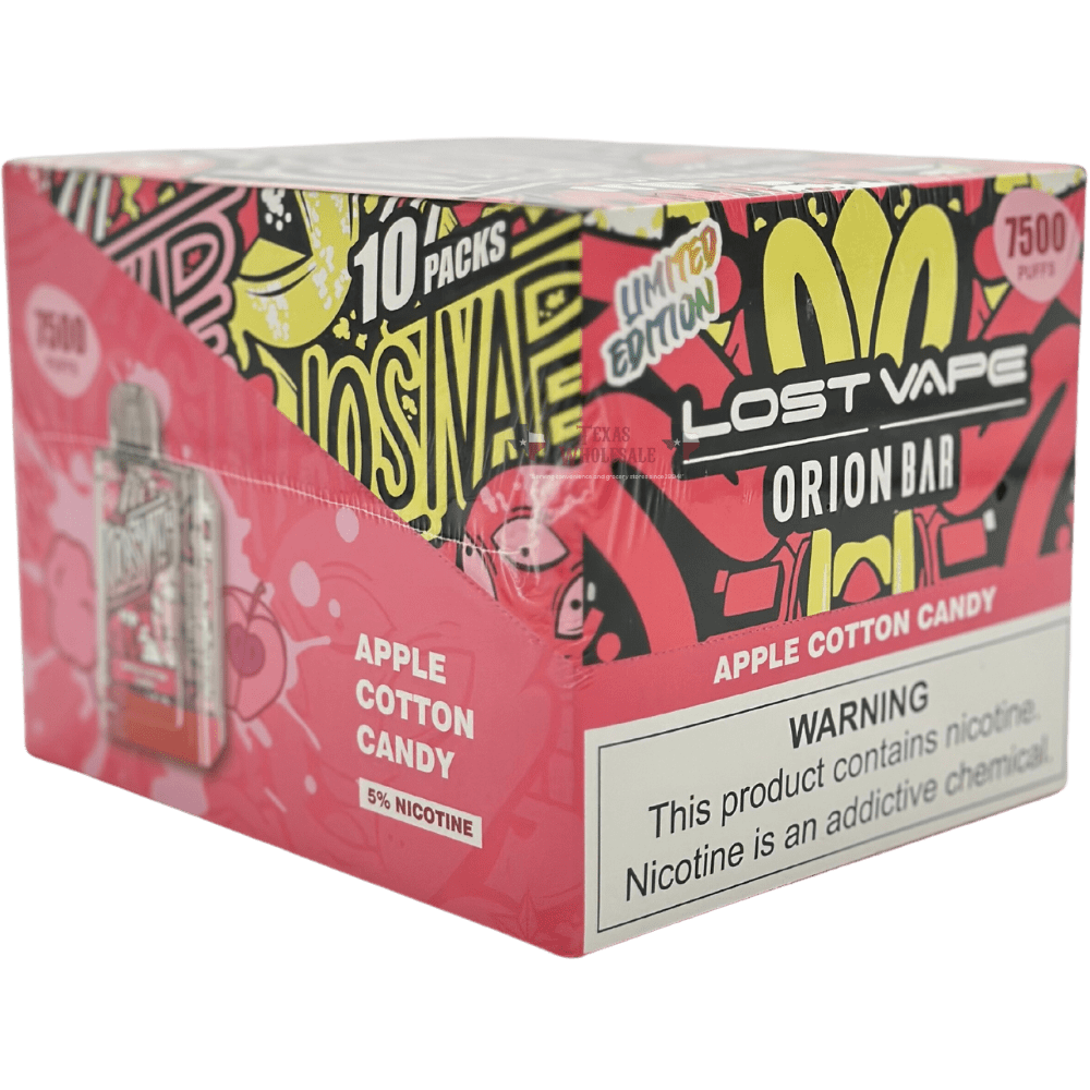 Apple Cotton Candy Lost Vape Orion Bar 7500