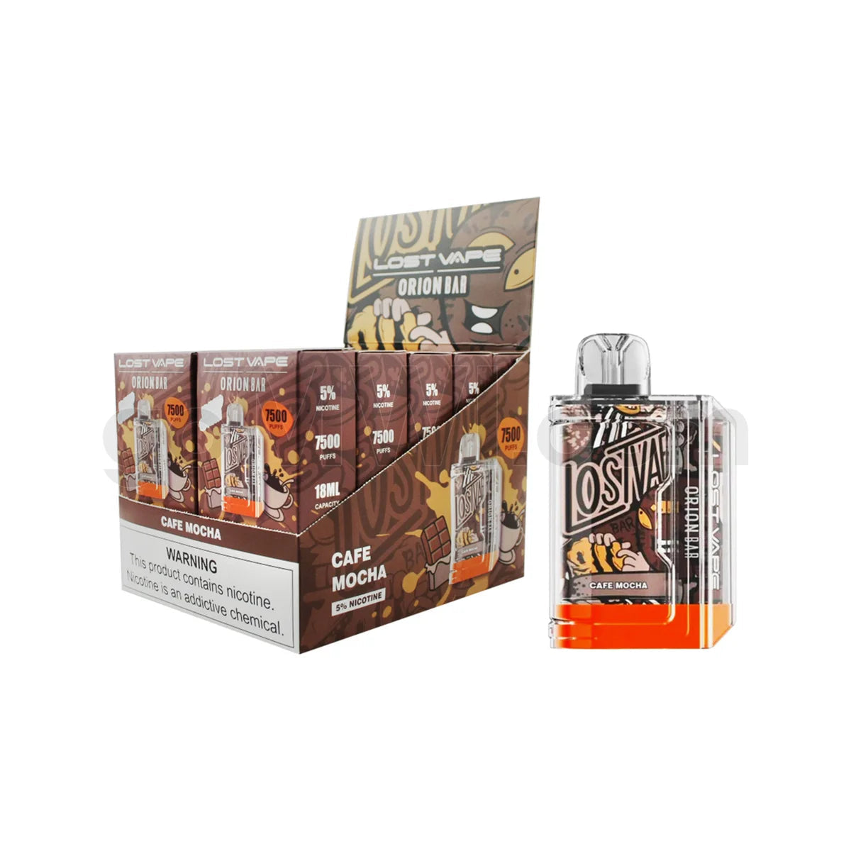 Cafe Mocha Lost Vape Orion Bar 7500