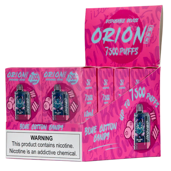 Blue Cotton Candy Lost Vape Orion Bar 7500
