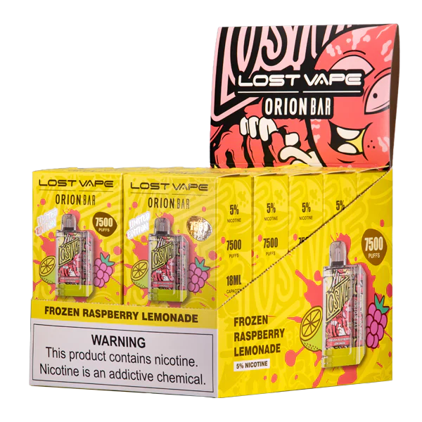 Frozen Raspberry Lemonade Lost Vape Orion Bar 7500