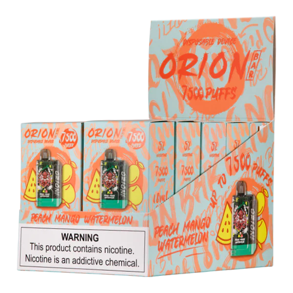 Peach Mango Watermelon Lost Vape Orion Bar 7500