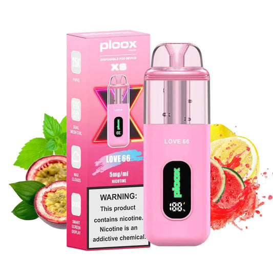 Love 66 - Ploox XS 25k Disposable E-Hookah