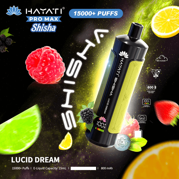 Hayati Shisha 15000 Puffs Disposable Vape (Box of 10)