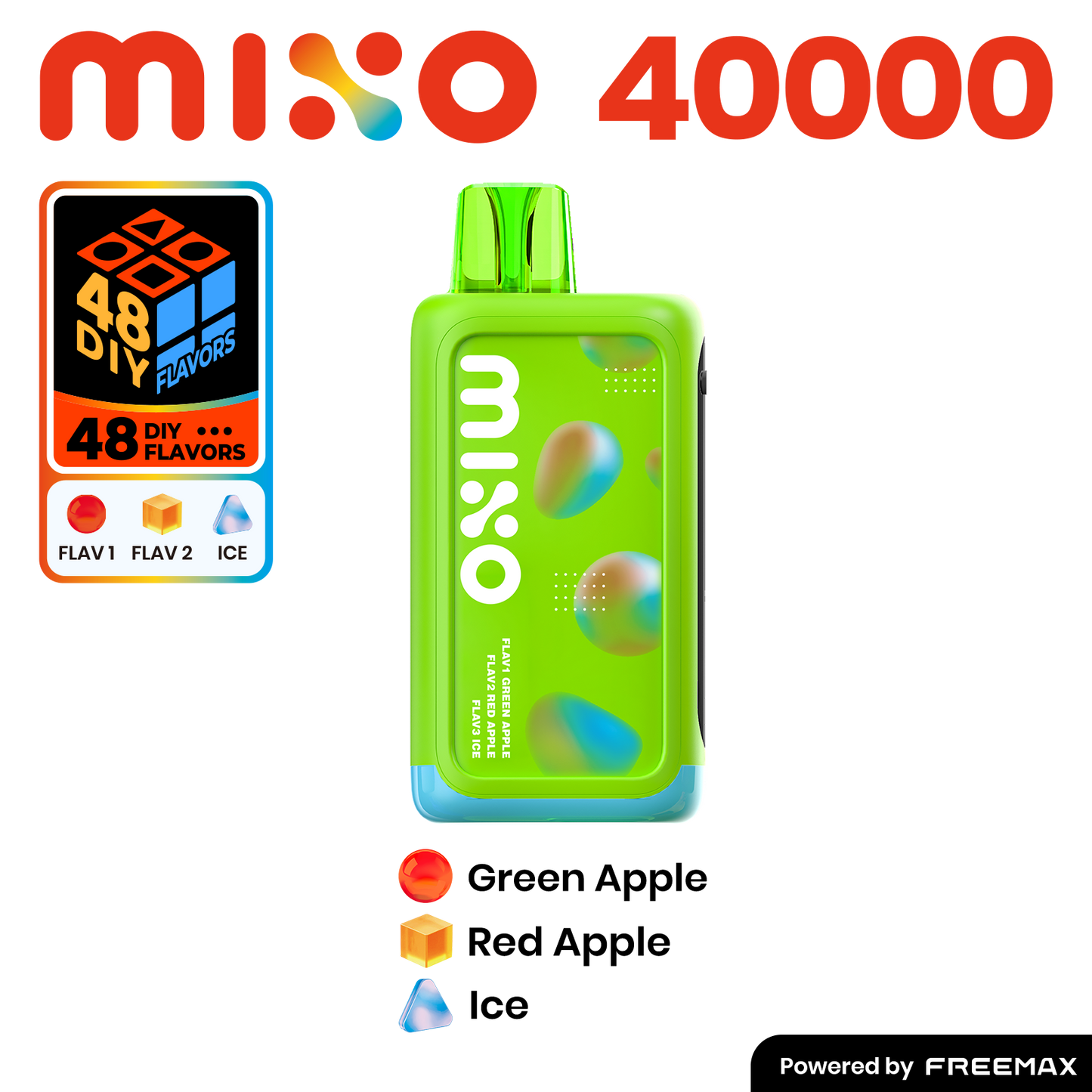 MIXO 40K by Freemax 3 Flavored Disposable