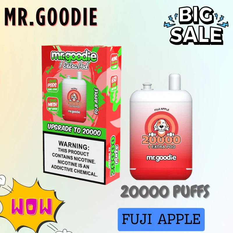 MR GOODIE Einweg-E-Zigarette mit 20.000 Zügen – Jetzt zum Aktionspreis! 