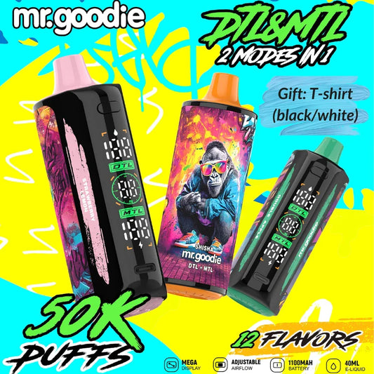 Mr. Goodie 50k Puffs-VM013 – Fabrikpreis-zertifizierte Qualität 