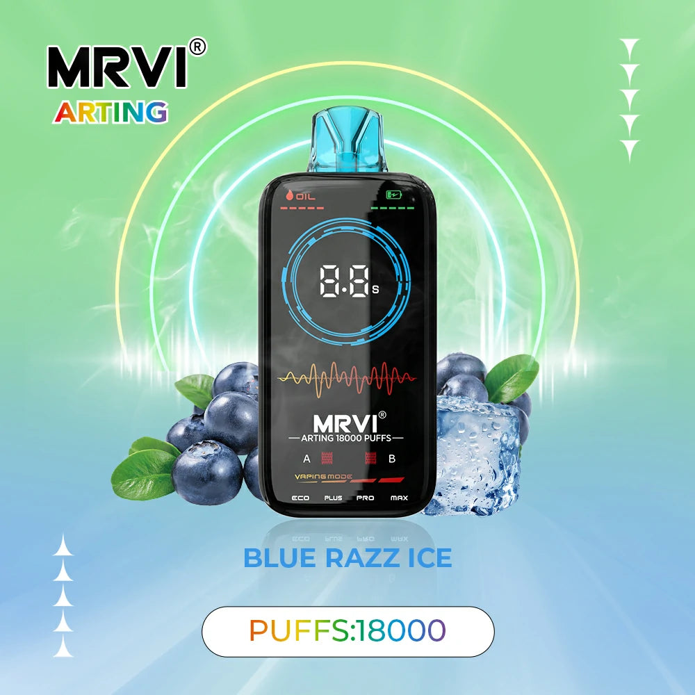 MRVI Arting 18000 Puffs Dual Mesh Full Screen Display Bulk Buy Rechargeable Disposable Vapes Wholesale