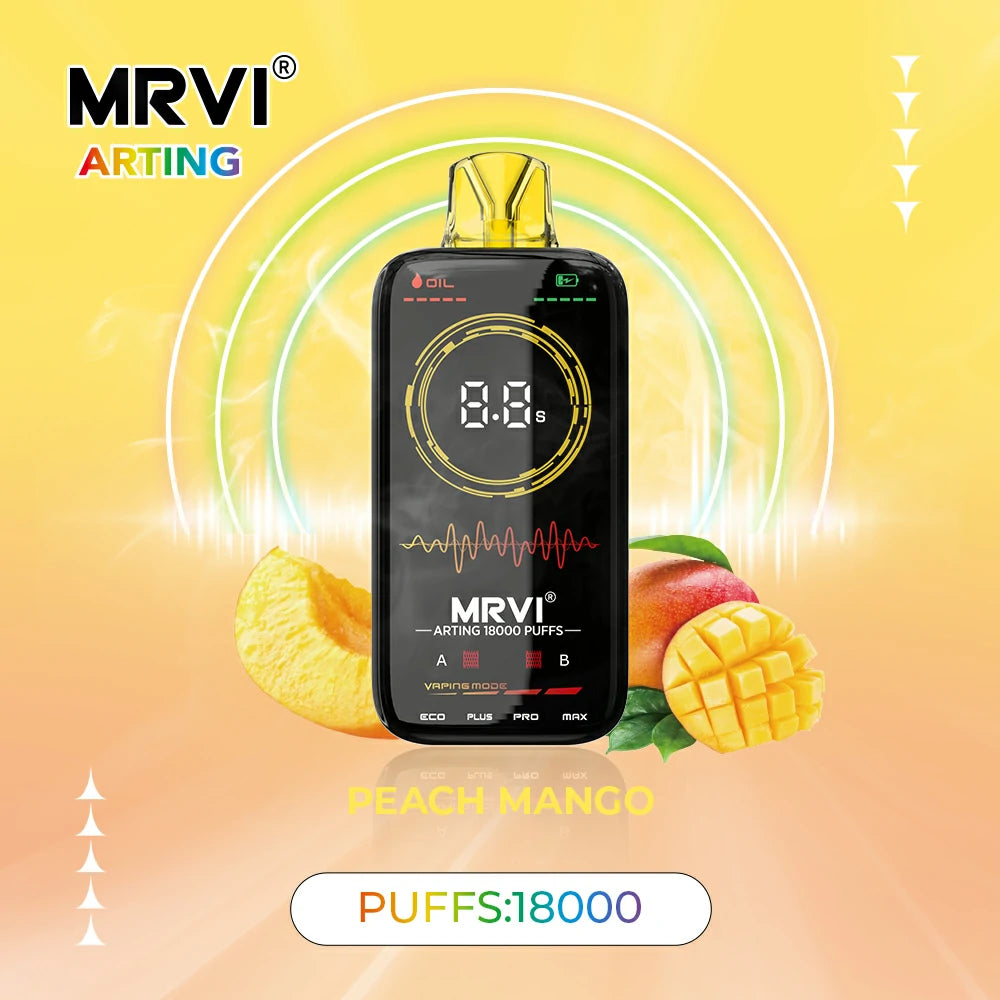 MRVI Arting 18000 Puffs Dual Mesh Full Screen Display Bulk Buy Rechargeable Disposable Vapes Wholesale