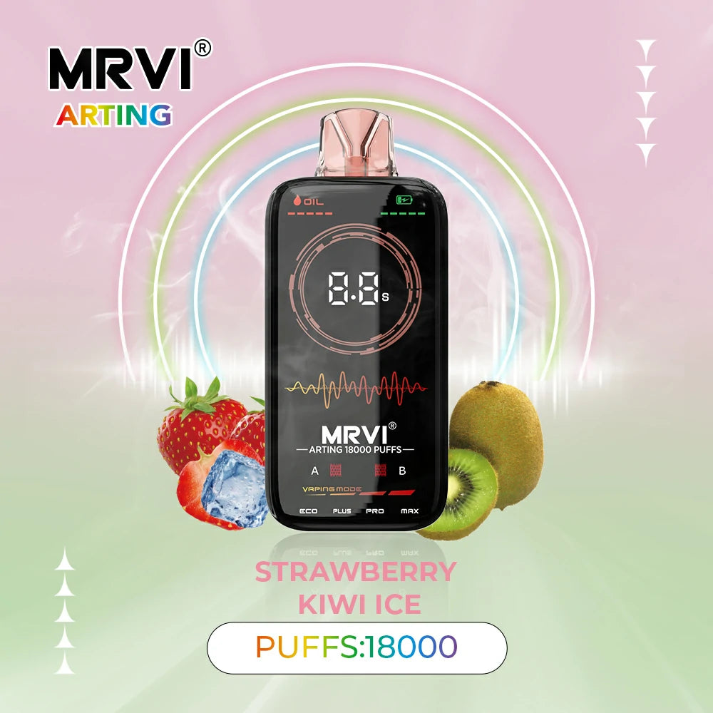 MRVI Arting 18000 Puffs Dual Mesh Full Screen Display Bulk Buy Rechargeable Disposable Vapes Wholesale