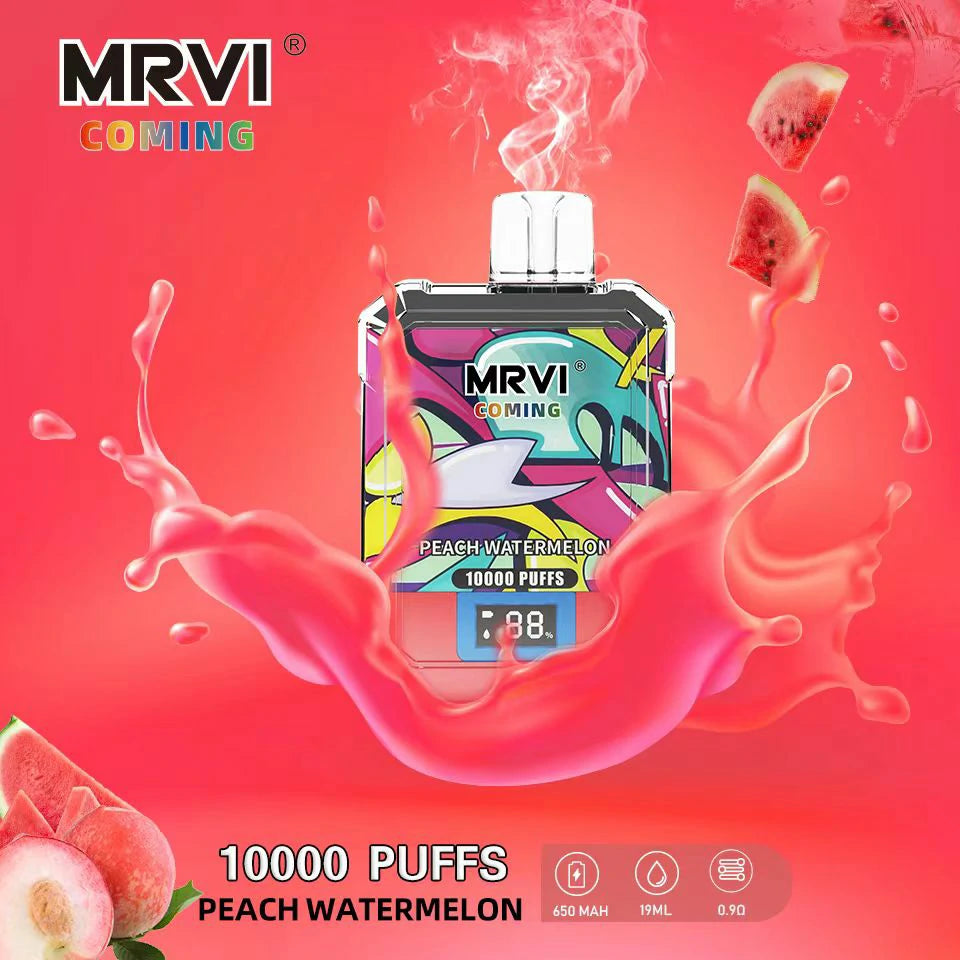 MRVI COMING 10000 Puffs Digital Screen Bulk Buy Rechargeable Disposable Vapes Wholesale