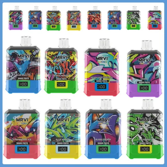 MRVI COMING 10000 Puffs Digital Screen Bulk Buy Rechargeable Disposable Vapes Wholesale