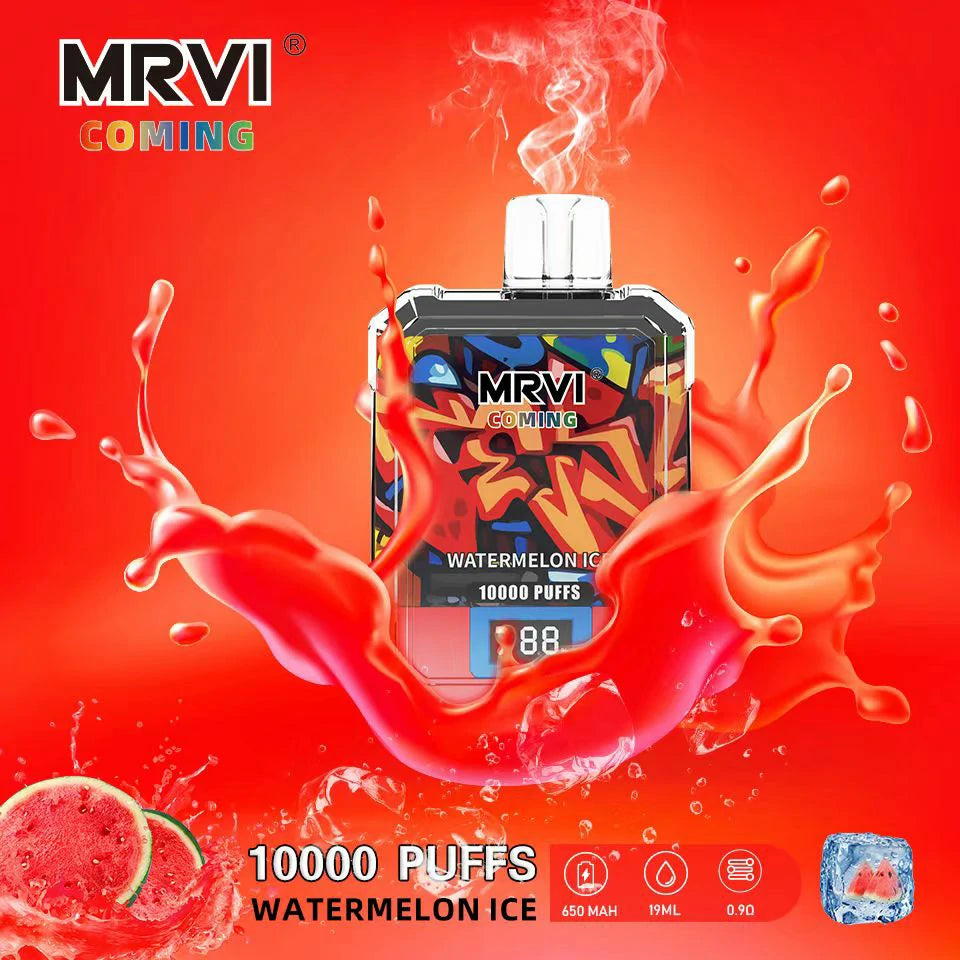 MRVI COMING 10000 Puffs Digital Screen Bulk Buy Rechargeable Disposable Vapes Wholesale