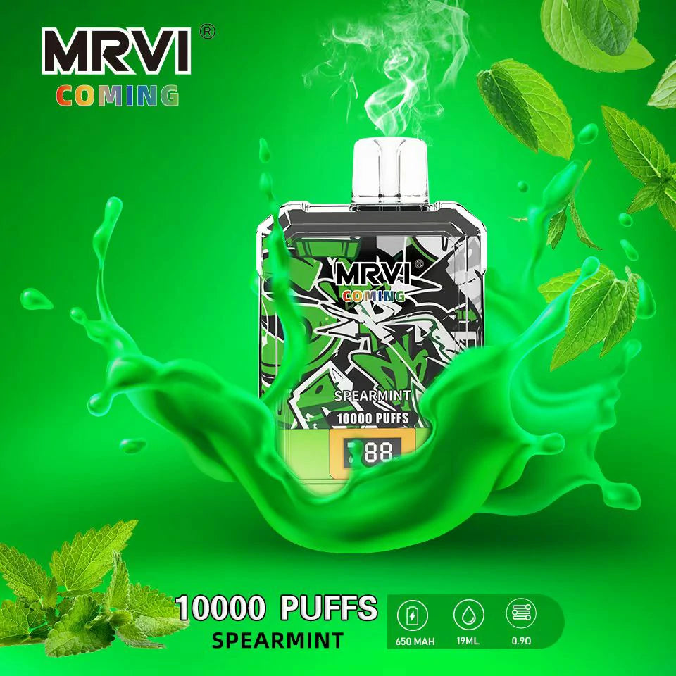 MRVI COMING 10000 Puffs Digital Screen Bulk Buy Rechargeable Disposable Vapes Wholesale