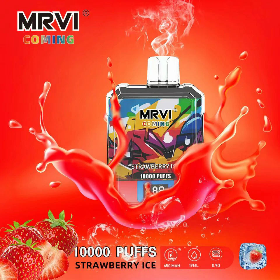 MRVI COMING 10000 Puffs Digital Screen Bulk Buy Rechargeable Disposable Vapes Wholesale