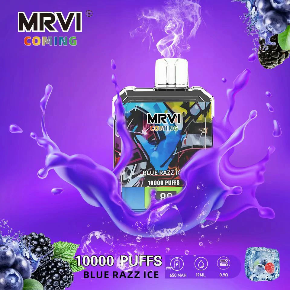 MRVI COMING 10000 Puffs Digital Screen Bulk Buy Rechargeable Disposable Vapes Wholesale