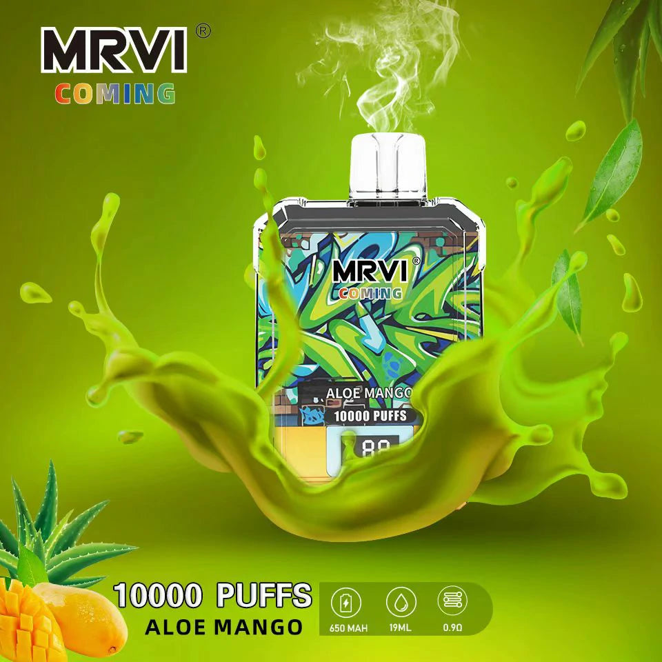 MRVI COMING 10000 Puffs Digital Screen Bulk Buy Rechargeable Disposable Vapes Wholesale