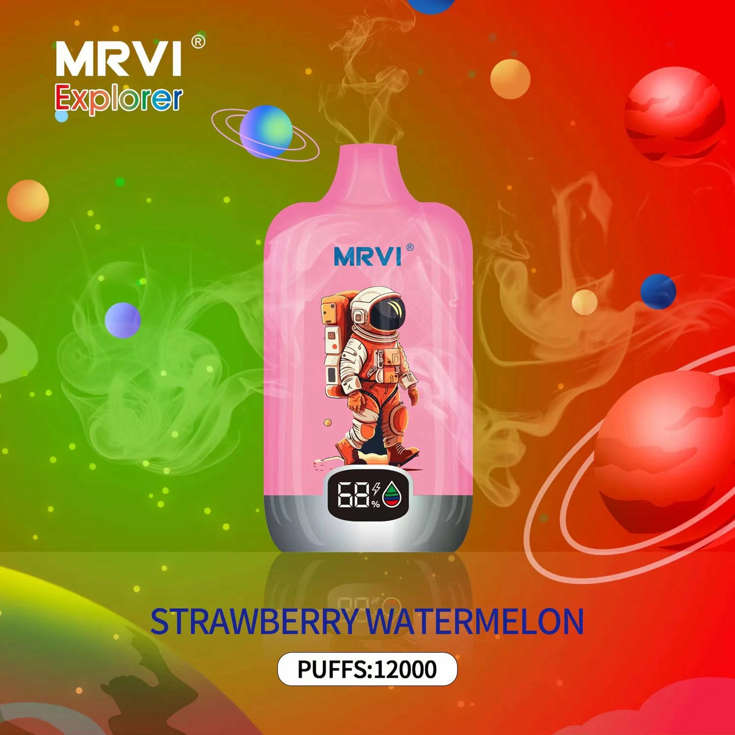 MRVI Explorer 12000 Puffs Digital Screen Bulk Buy Rechargeable Disposable Vapes Wholesale