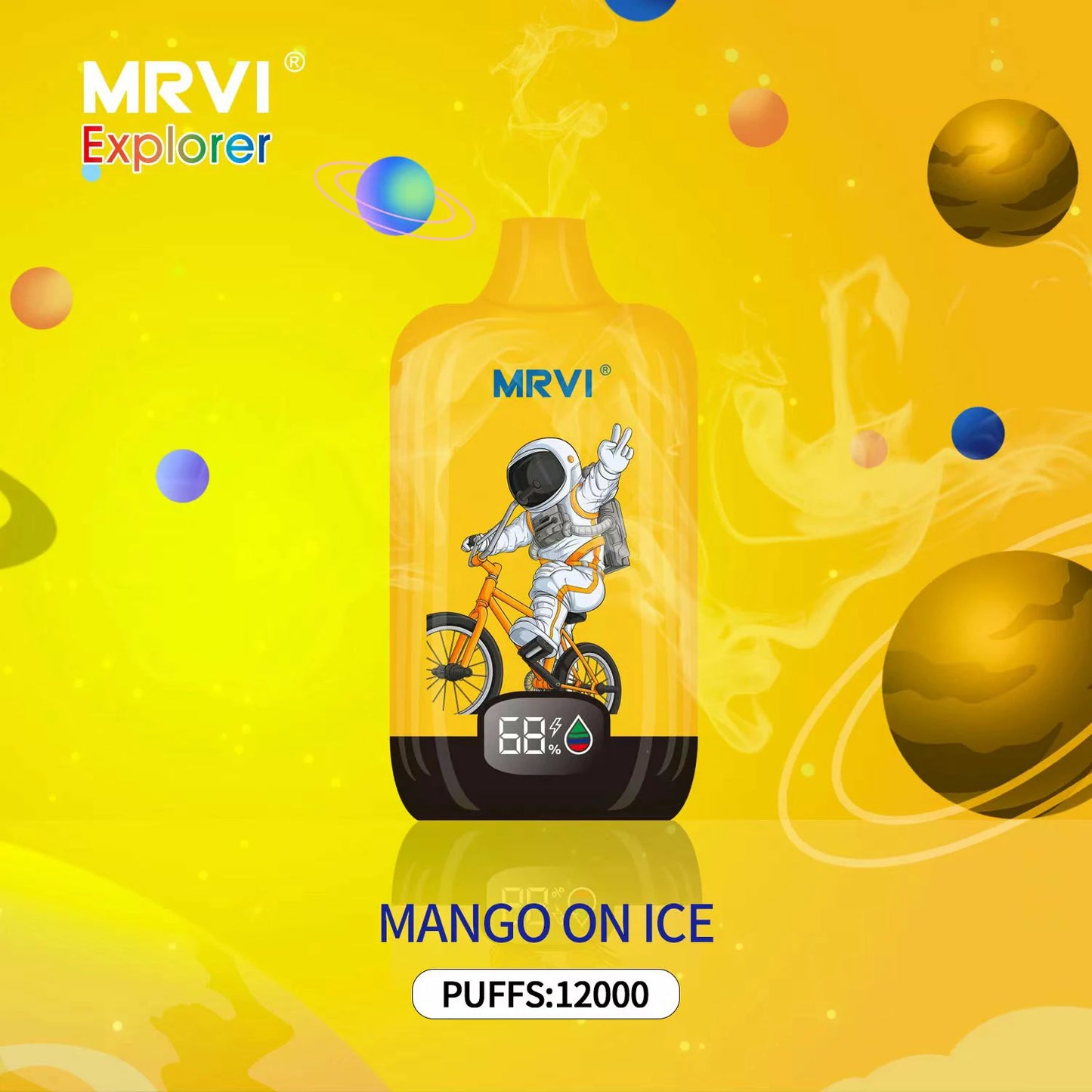 MRVI Explorer 12000 Puffs Digital Screen Bulk Buy Rechargeable Disposable Vapes Wholesale