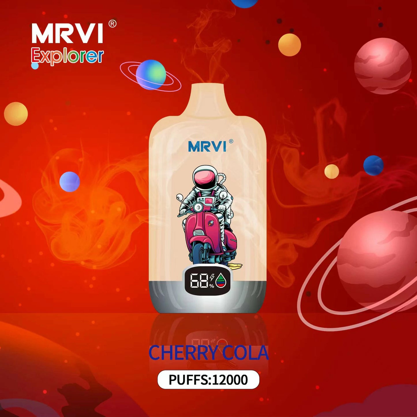 MRVI Explorer 12000 Puffs Digital Screen Bulk Buy Rechargeable Disposable Vapes Wholesale