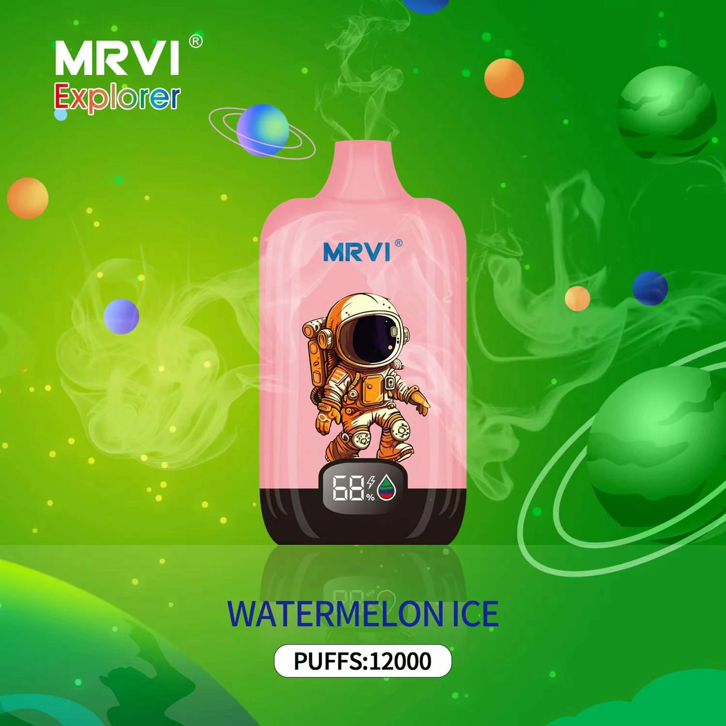 MRVI Explorer 12000 Puffs Digital Screen Bulk Buy Rechargeable Disposable Vapes Wholesale