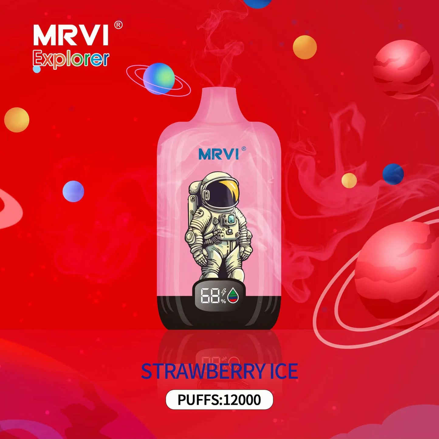 MRVI Explorer 12000 Puffs Digital Screen Bulk Buy Rechargeable Disposable Vapes Wholesale