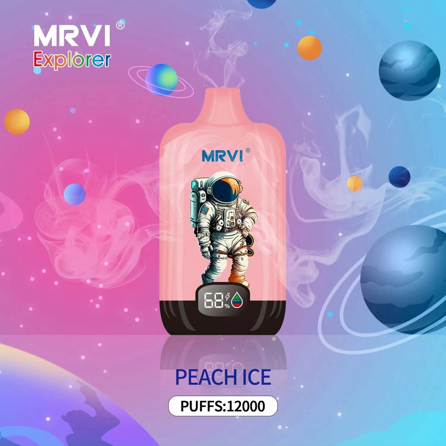 MRVI Explorer 12000 Puffs Digital Screen Bulk Buy Rechargeable Disposable Vapes Wholesale
