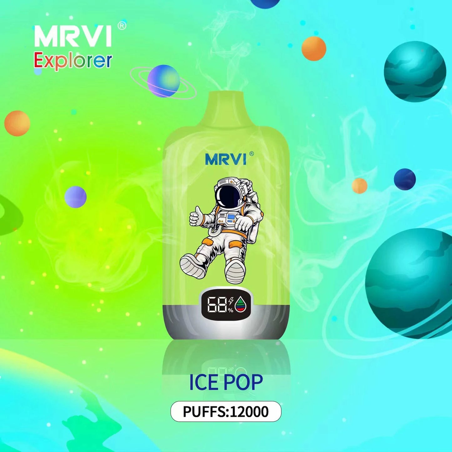MRVI Explorer 12000 Puffs Digital Screen Bulk Buy Rechargeable Disposable Vapes Wholesale