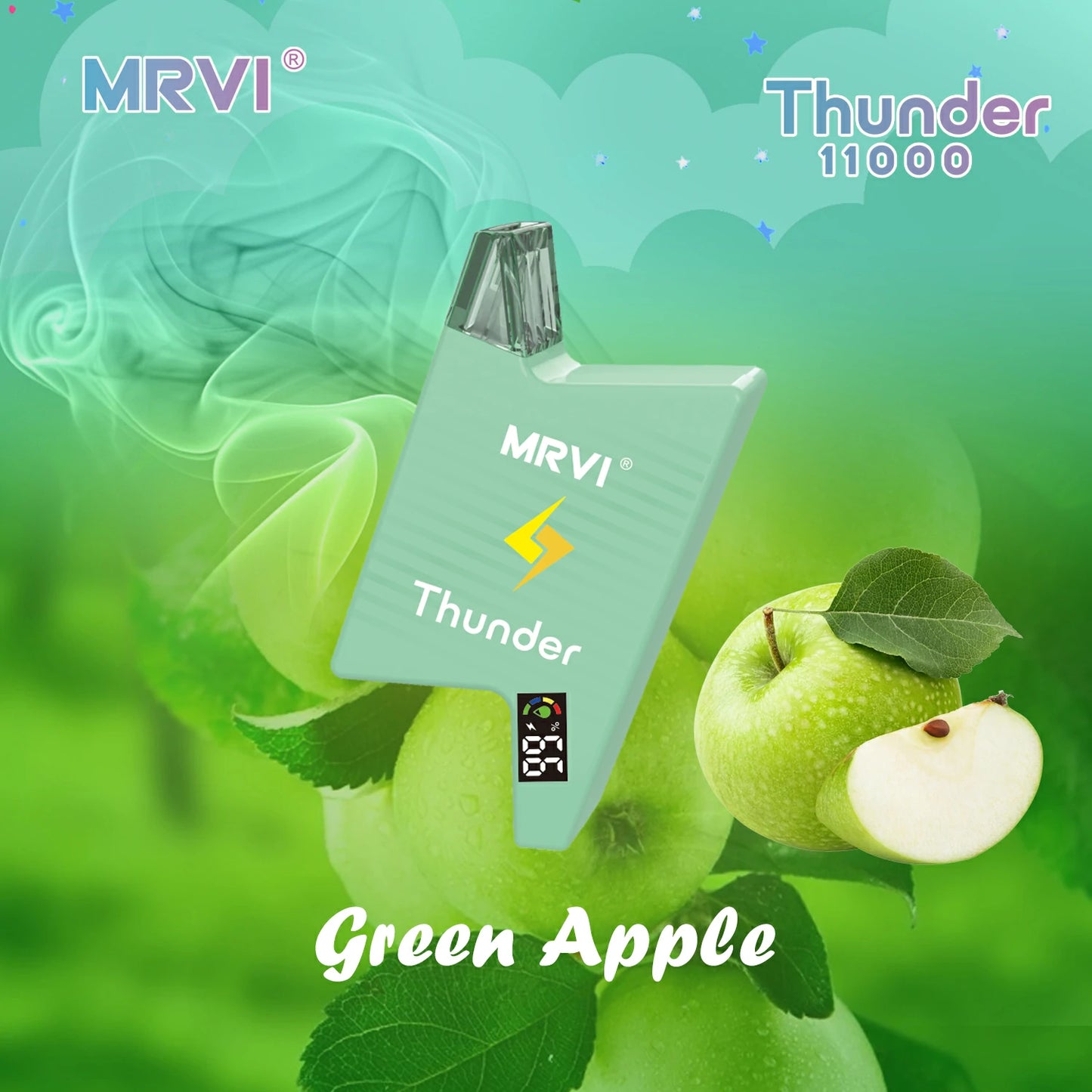 MRVI Thunder 11000 Puffs Digital Screen Bulk Buy Rechargeable Disposable Vapes Wholesale