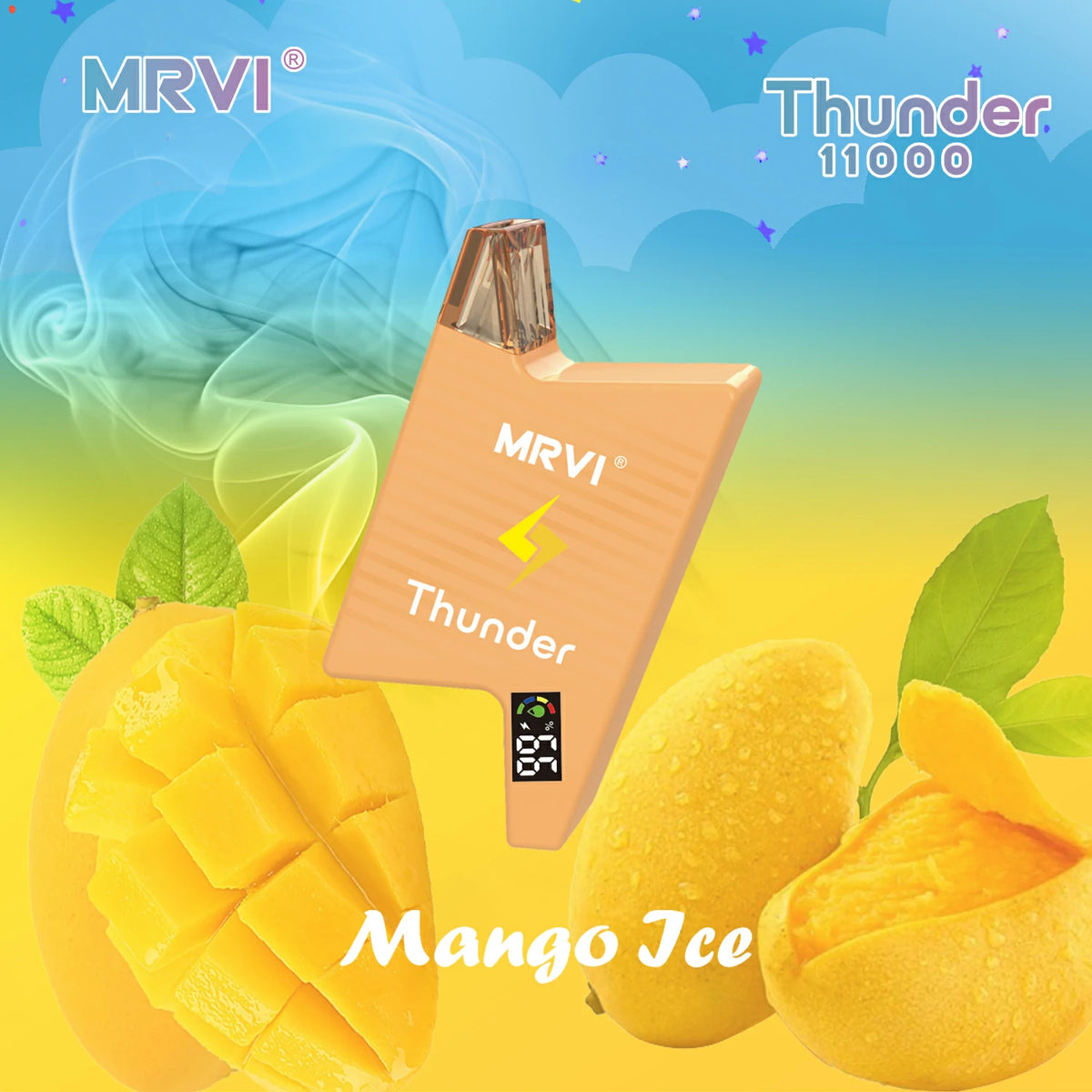 MRVI Thunder 11000 Puffs Digital Screen Bulk Buy Rechargeable Disposable Vapes Wholesale
