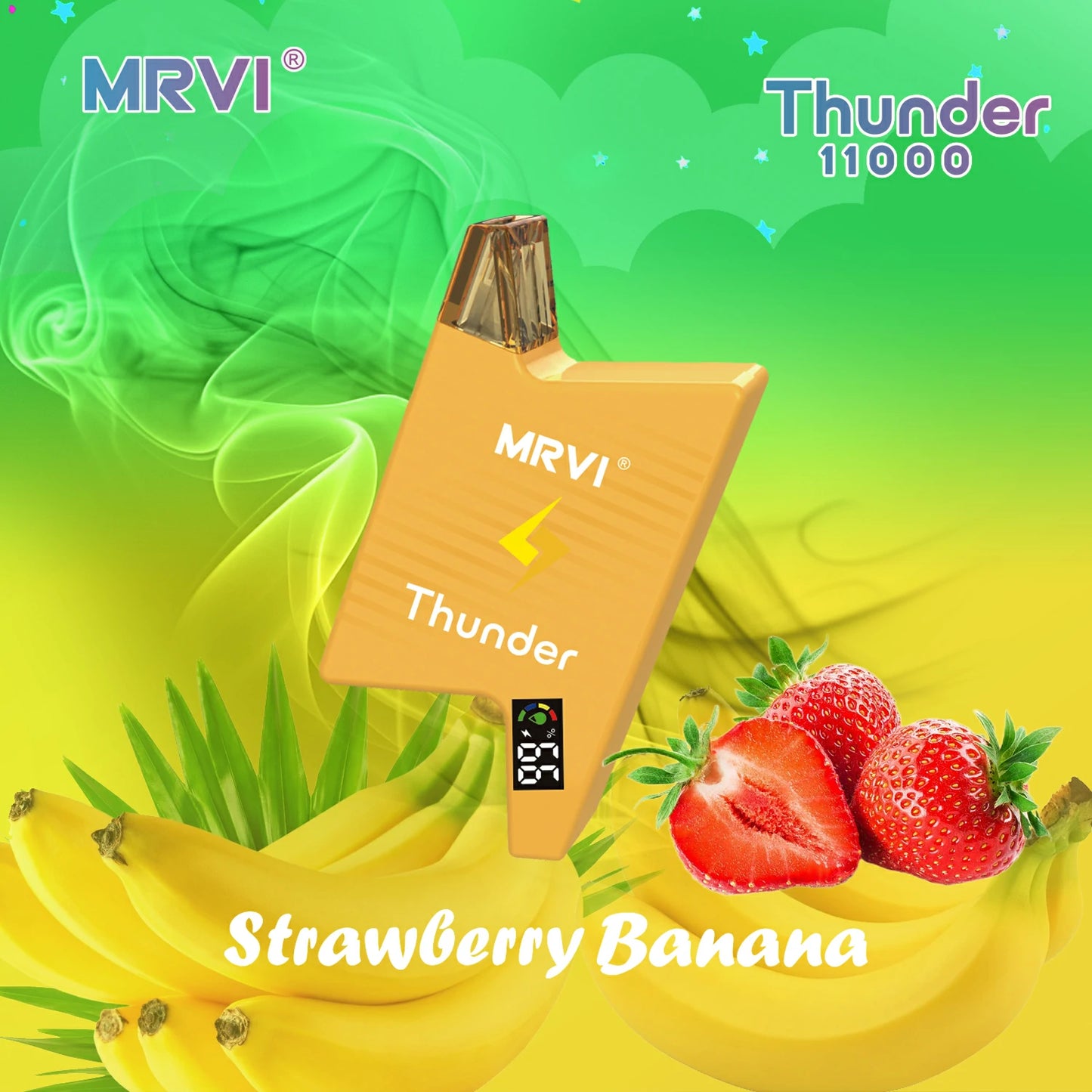 MRVI Thunder 11000 Puffs Digital Screen Bulk Buy Rechargeable Disposable Vapes Wholesale