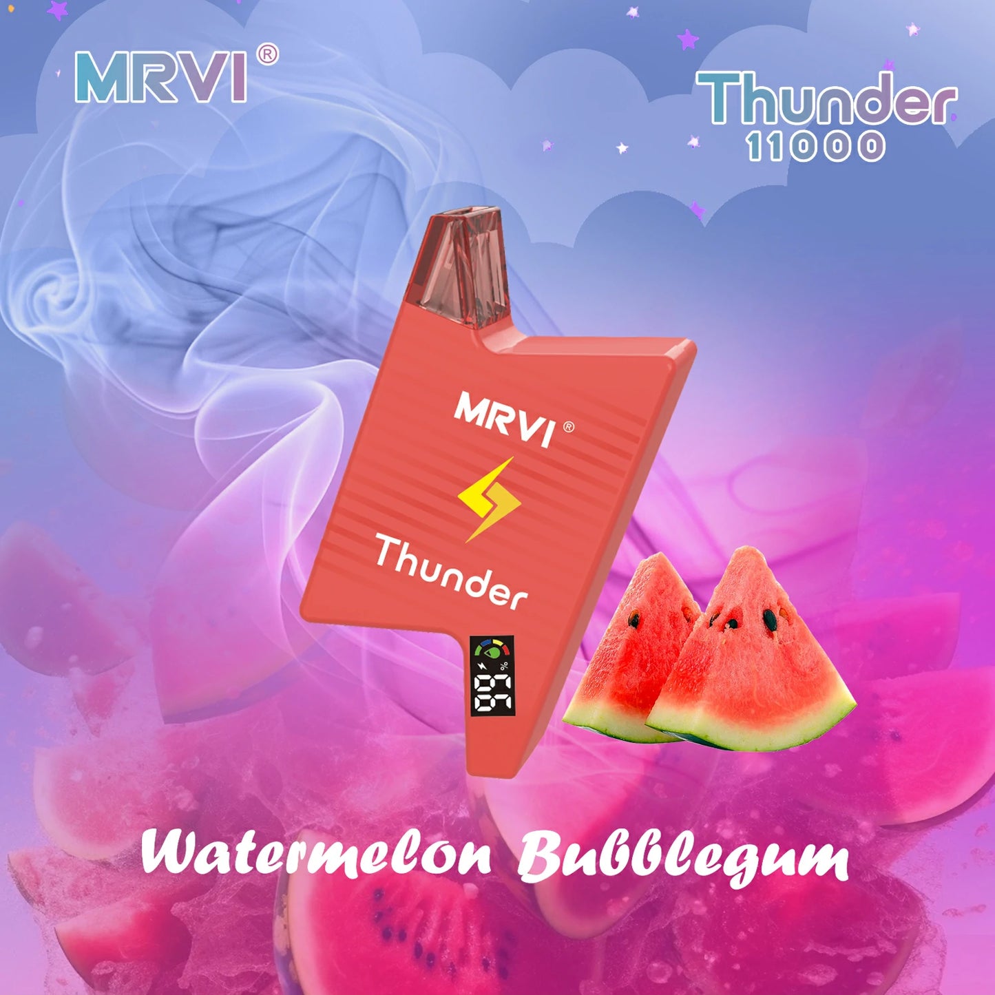 MRVI Thunder 11000 Puffs Digital Screen Bulk Buy Rechargeable Disposable Vapes Wholesale