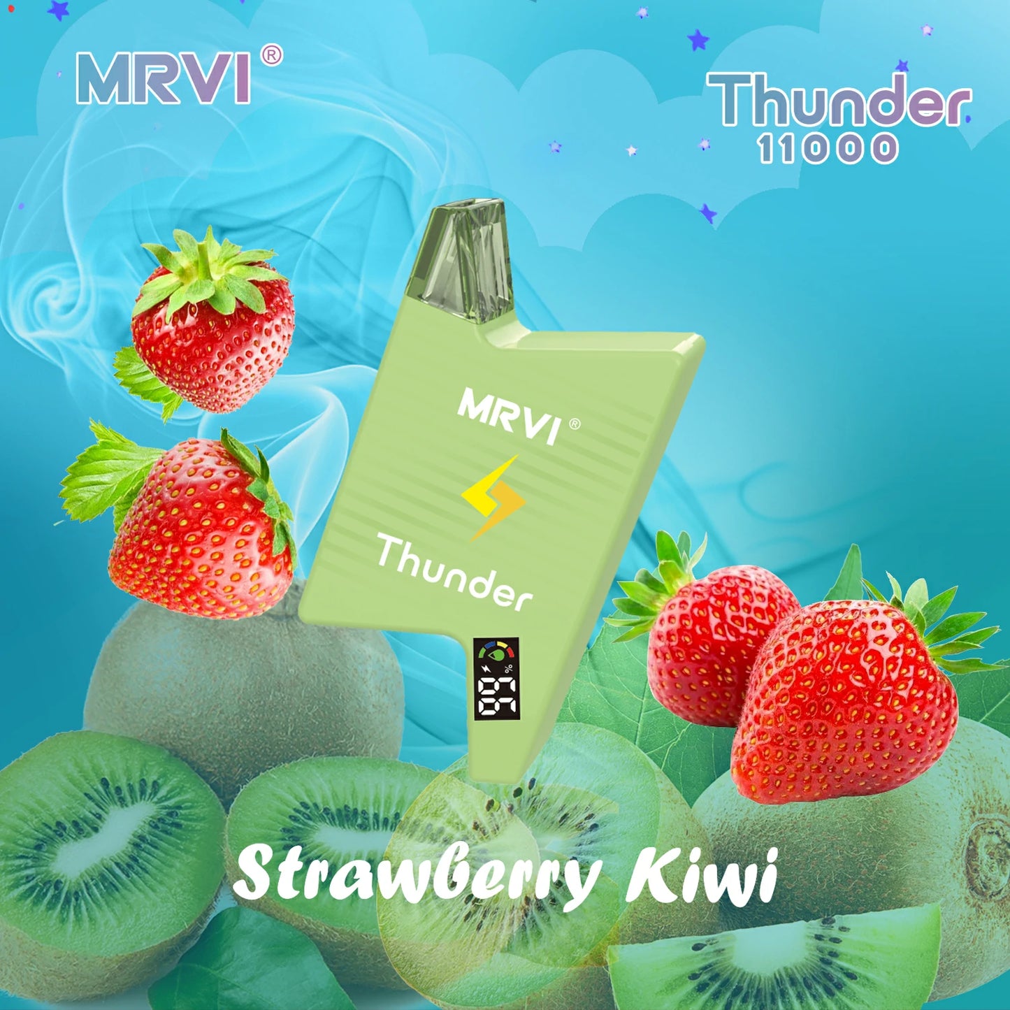 MRVI Thunder 11000 Puffs Digital Screen Bulk Buy Rechargeable Disposable Vapes Wholesale