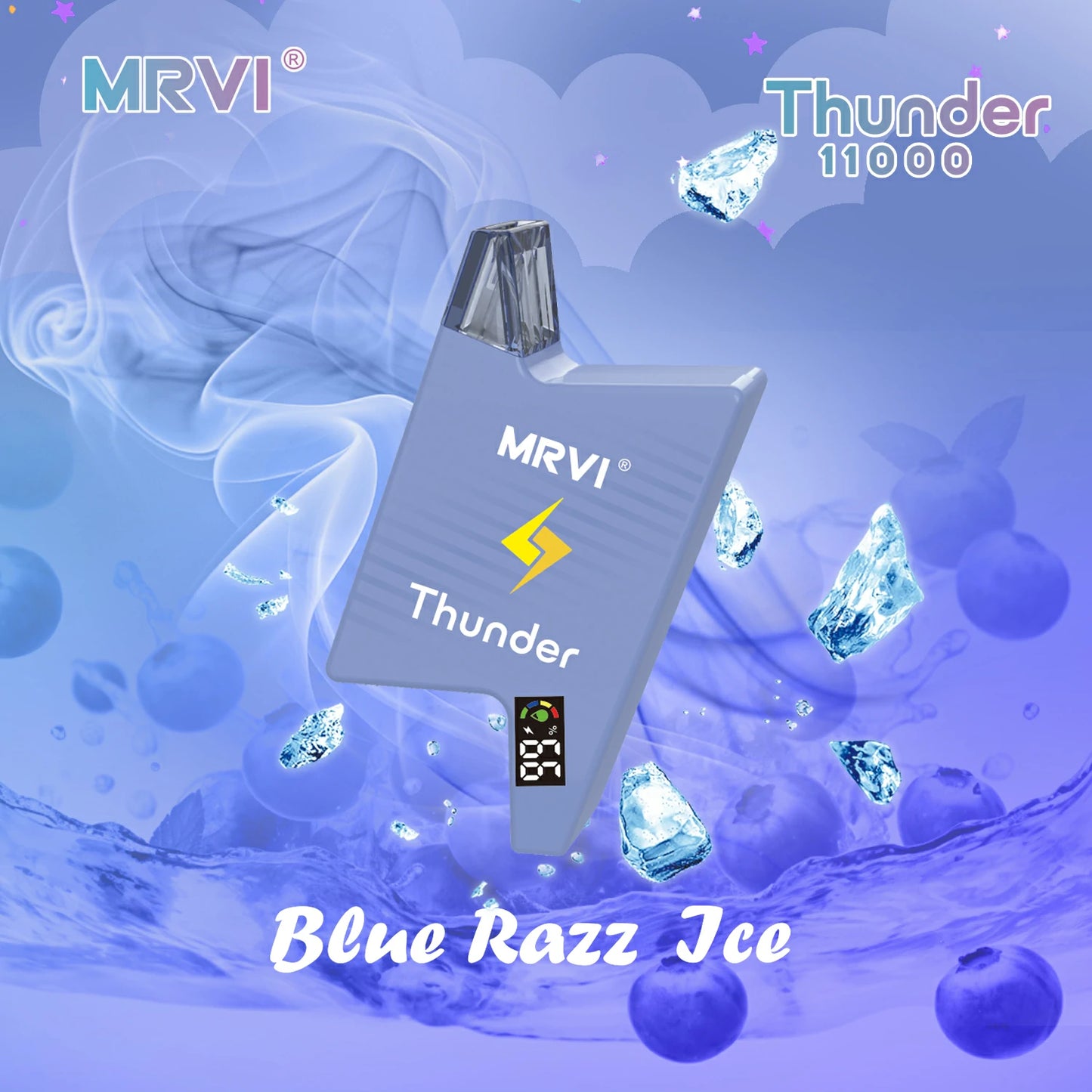 MRVI Thunder 11000 Puffs Digital Screen Bulk Buy Rechargeable Disposable Vapes Wholesale