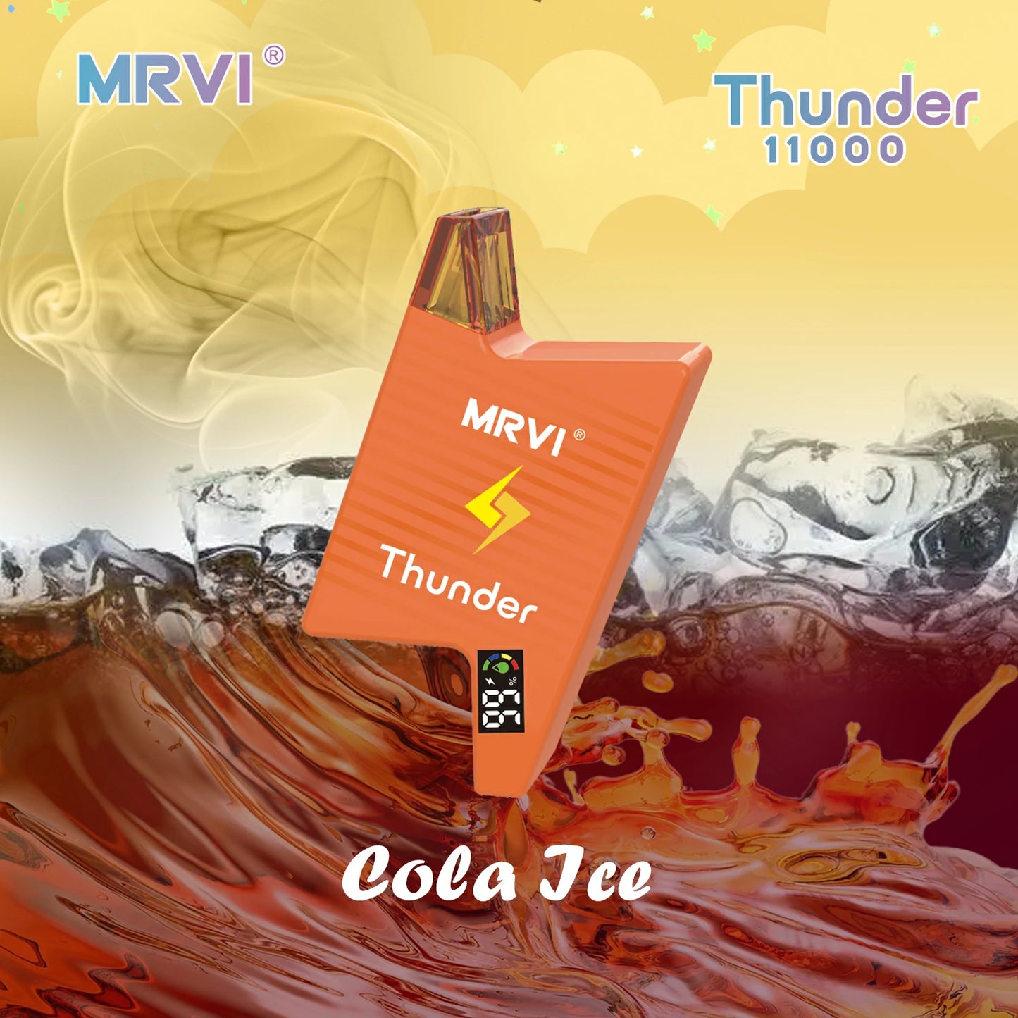 MRVI Thunder 11000 Puffs Digital Screen Bulk Buy Rechargeable Disposable Vapes Wholesale