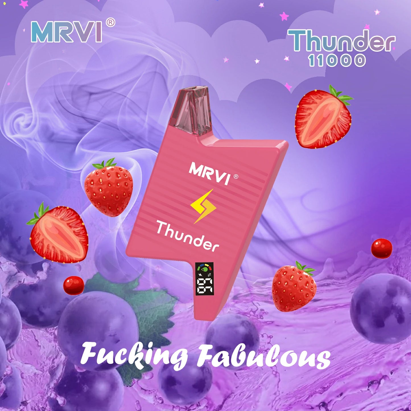 MRVI Thunder 11000 Puffs Digital Screen Bulk Buy Rechargeable Disposable Vapes Wholesale