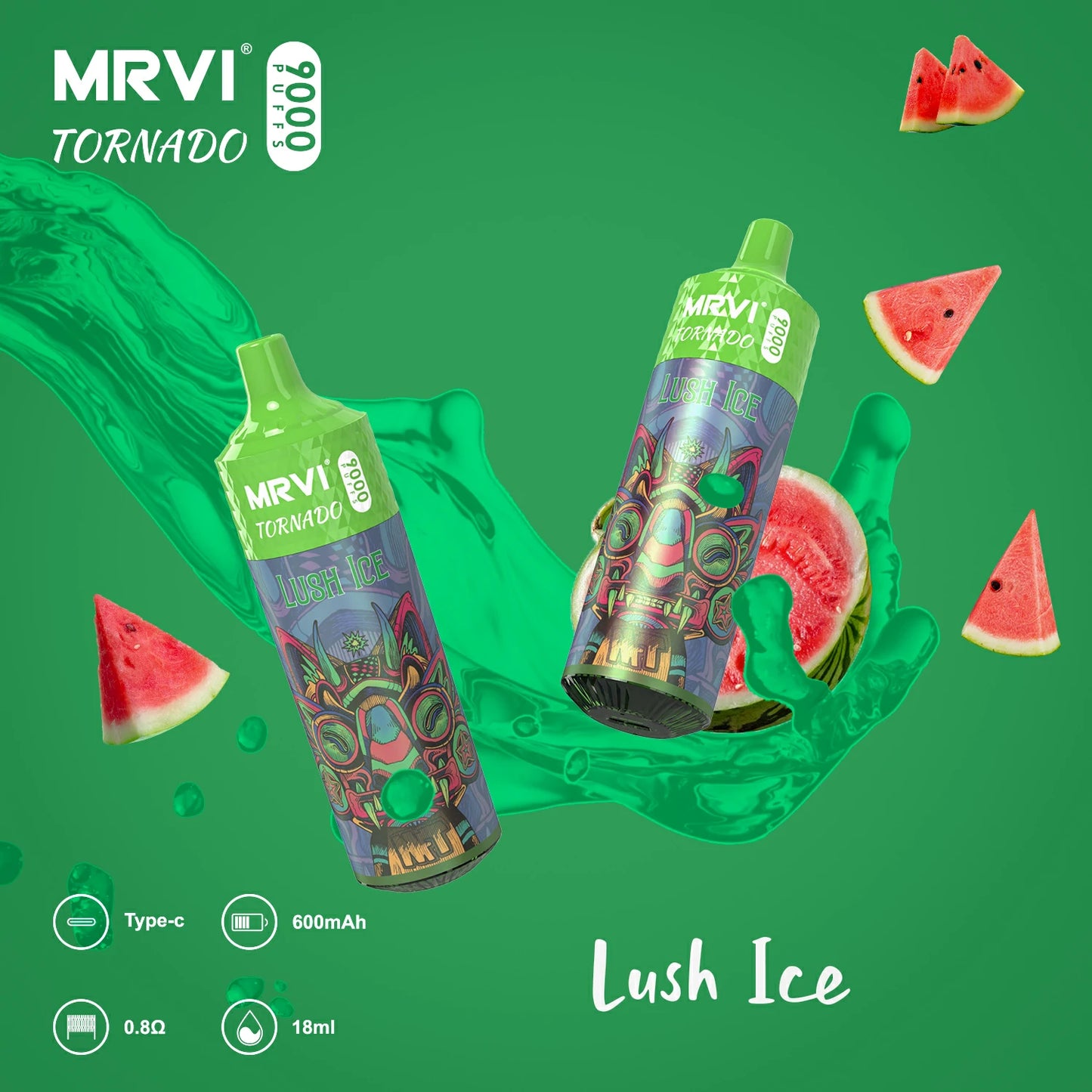 MRVI Tornado 9000 Puffs Bulk Buy Rechargeable Disposable Vapes Wholesale