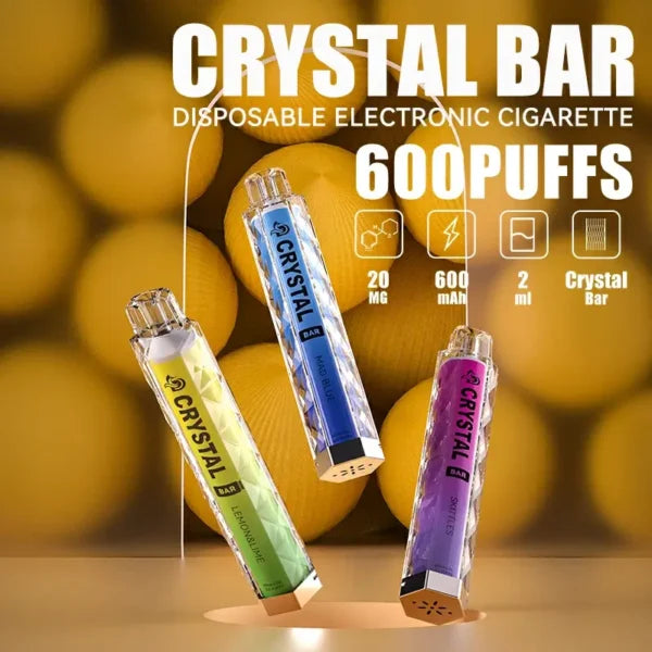 MYDE Crystal Bar 600 Puffs Disposable Vape Wholesale Mesh Coil