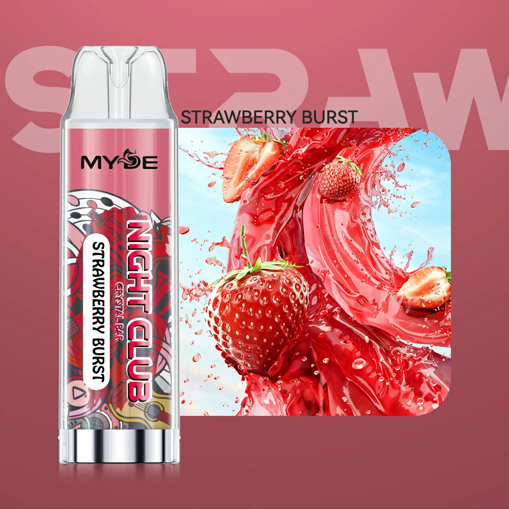 MYDE Night Club 600 Puffs Wholesale Disposable Vape Original Factory Support OEM ODM