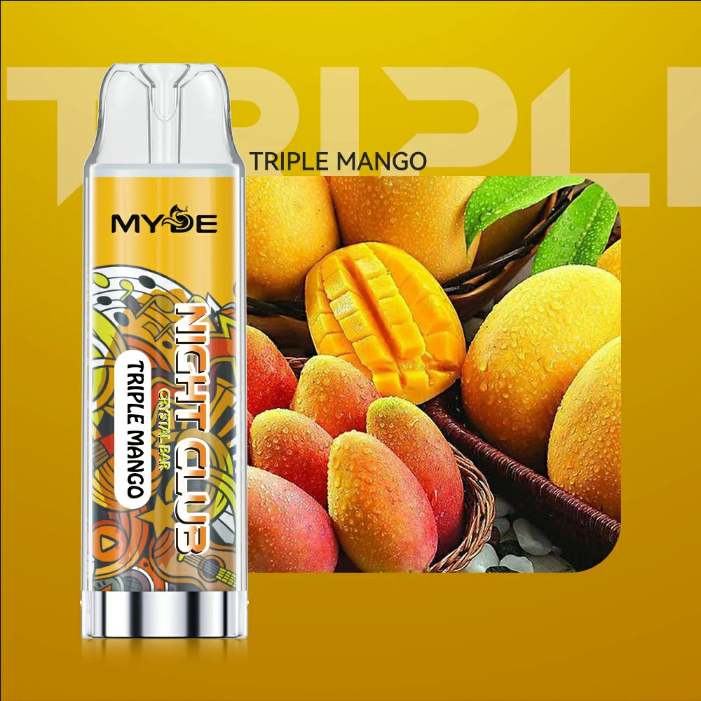 MYDE Night Club 600 Puffs Wholesale Disposable Vape Original Factory Support OEM ODM