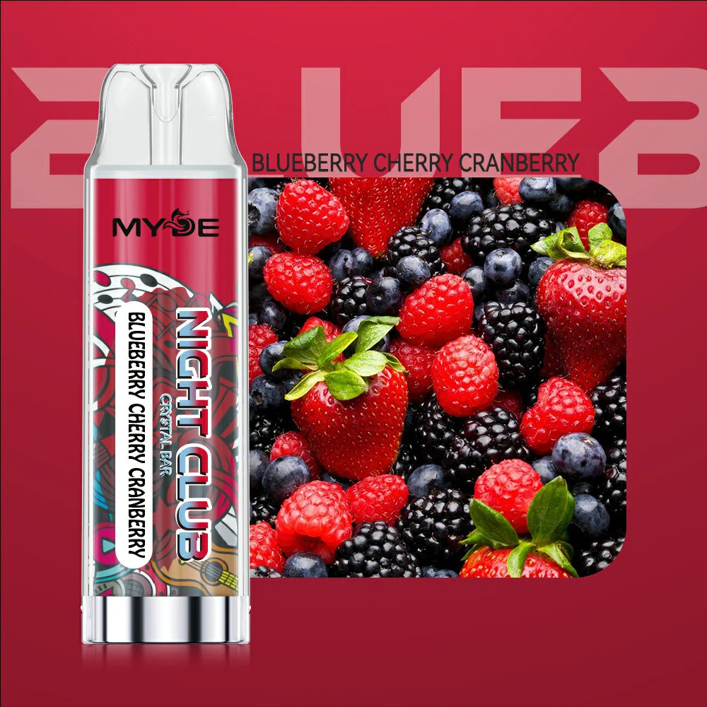 MYDE Night Club 600 Puffs Wholesale Disposable Vape Original Factory Support OEM ODM