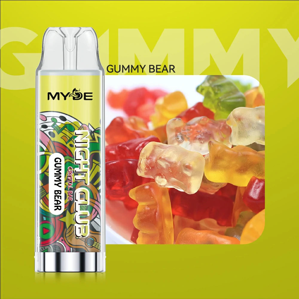 MYDE Night Club 600 Puffs Wholesale Disposable Vape Original Factory Support OEM ODM