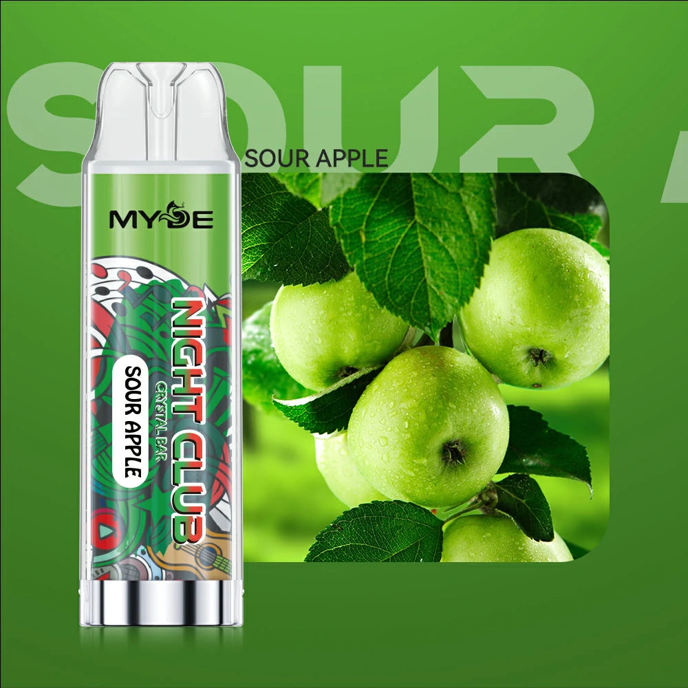 MYDE Night Club 600 Puffs Wholesale Disposable Vape Original Factory Support OEM ODM