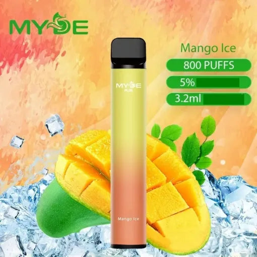 MYDE Plus 800 Puffs Original Factory Wholesale Disposable Vape EU Warehouse