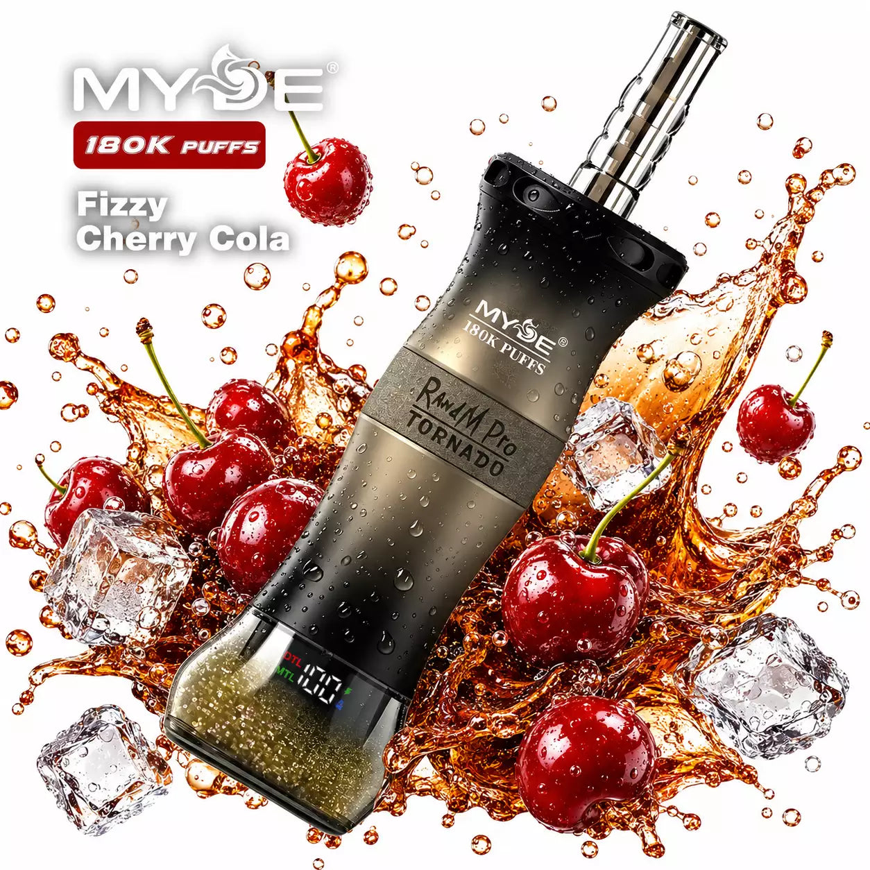 MYDE RANDM PRO 180000 Puffs 180K Shisha Disposable Vapes Wholesale Bulk Buy Dual Mode DTL