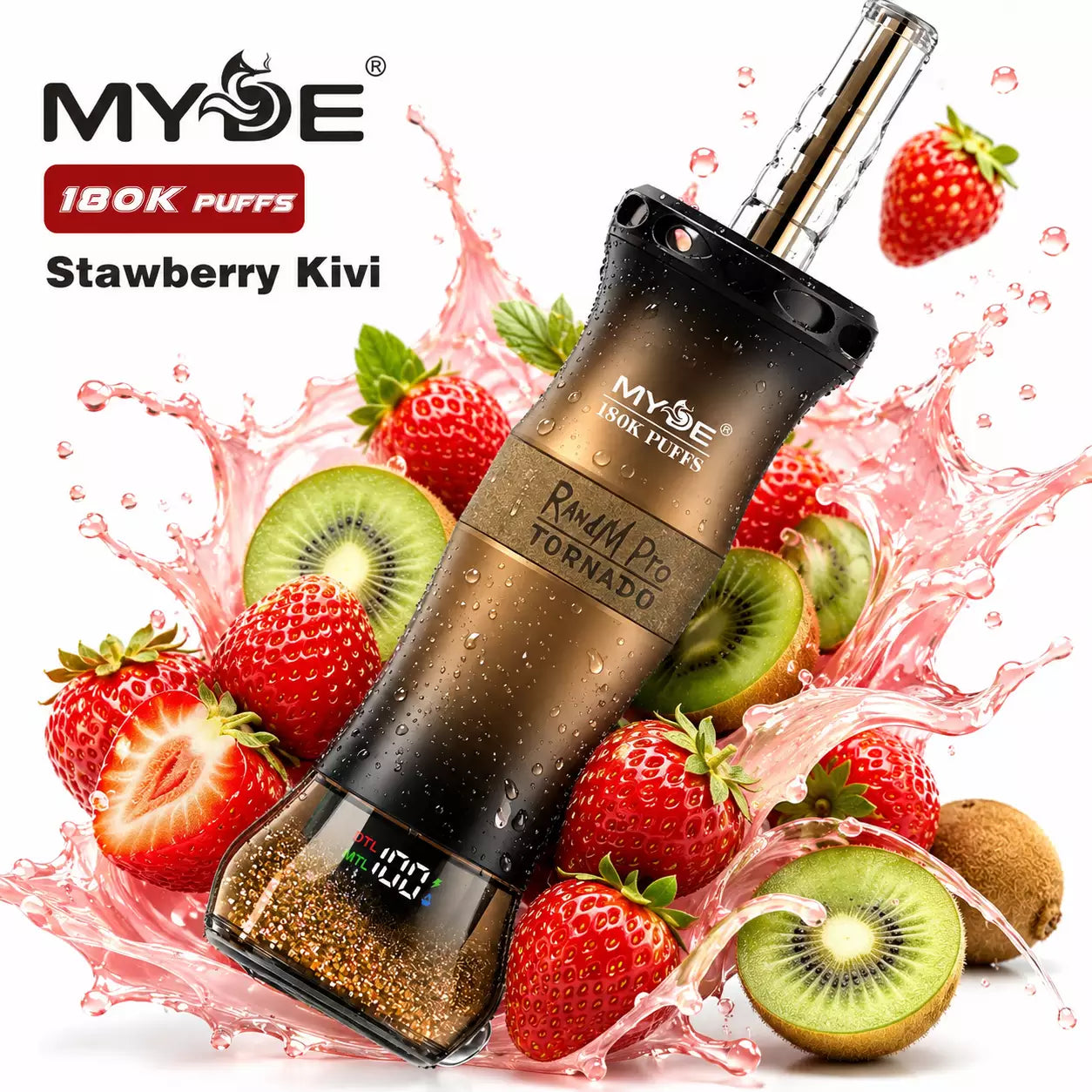 MYDE RANDM PRO 180000 Puffs 180K Shisha Disposable Vapes Wholesale Bulk Buy Dual Mode DTL