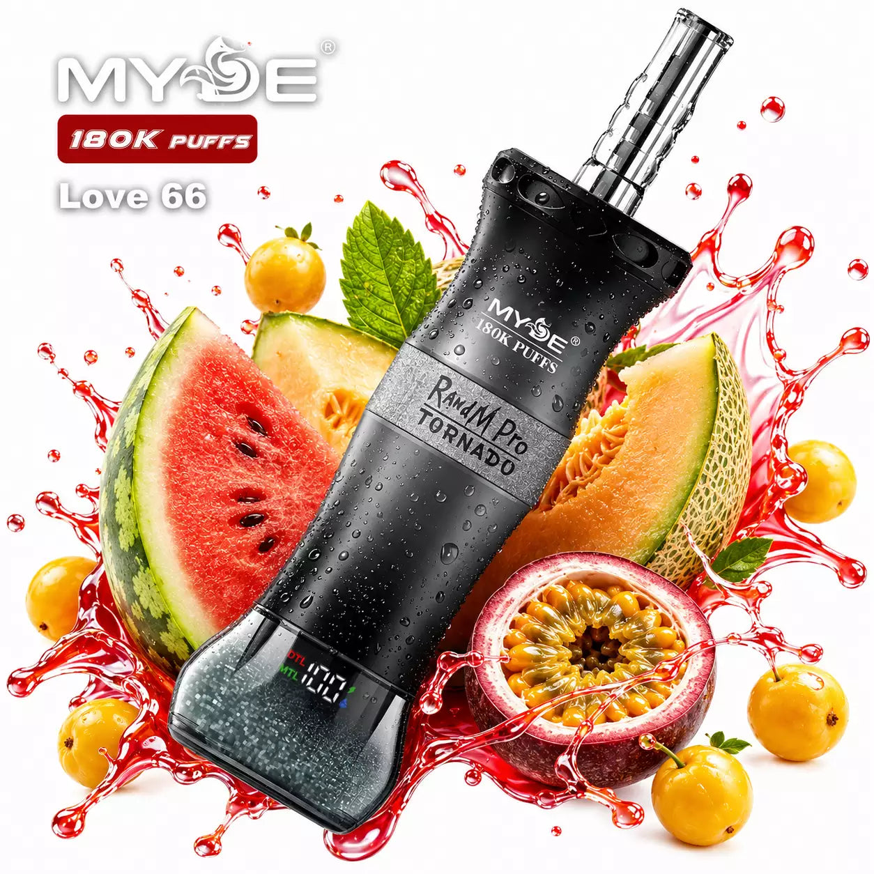 MYDE RANDM PRO 180000 Puffs 180K Shisha Disposable Vapes Wholesale Bulk Buy Dual Mode DTL