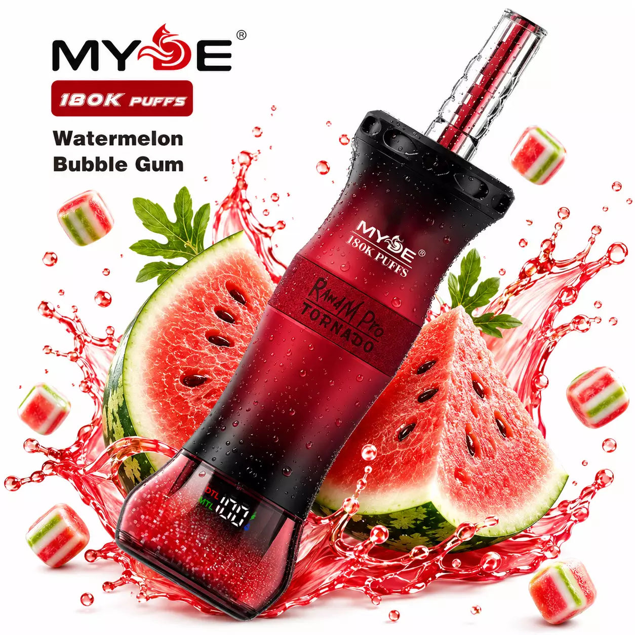 MYDE RANDM PRO 180000 Puffs 180K Shisha Disposable Vapes Wholesale Bulk Buy Dual Mode DTL