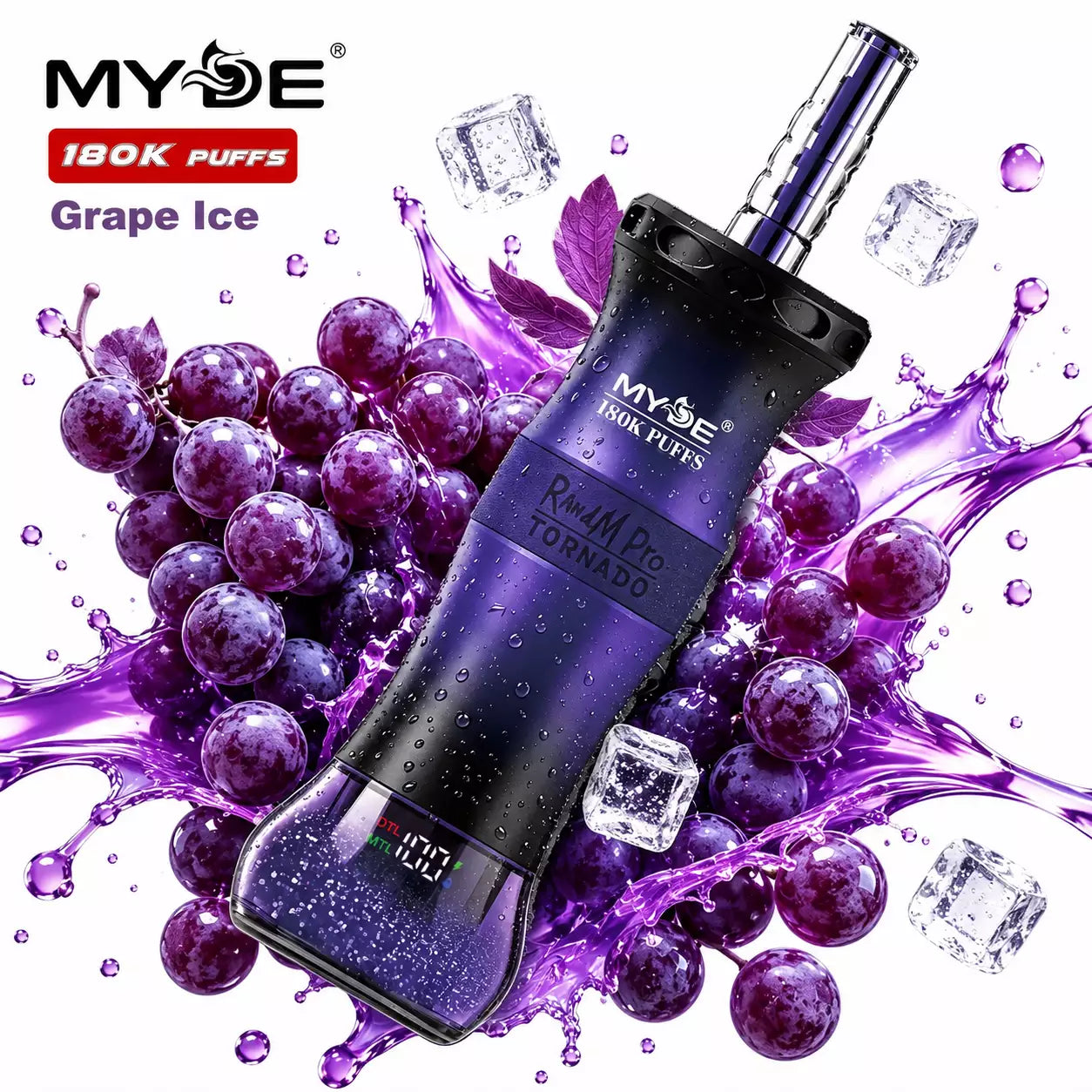 MYDE RANDM PRO 180000 Puffs 180K Shisha Disposable Vapes Wholesale Bulk Buy Dual Mode DTL